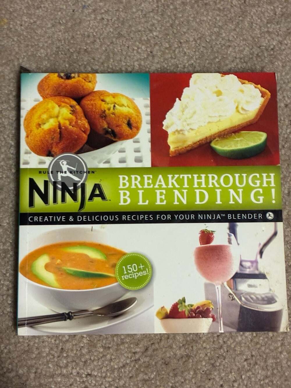 Ninja Blender Breakthrough Blending 150 Recipe Kitchen Cookbook by Ninja (2 Pack